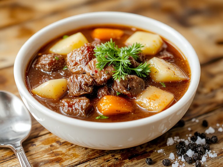 hearty homemade beef stew