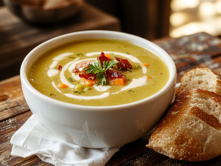 hearty split pea soup