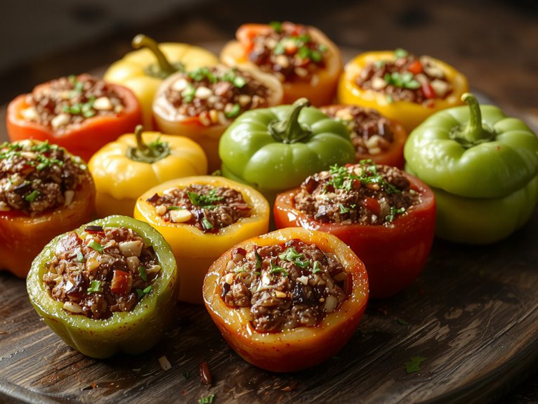 hearty stuffed bell peppers