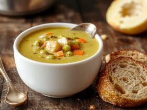 hearty vegetarian pea soup