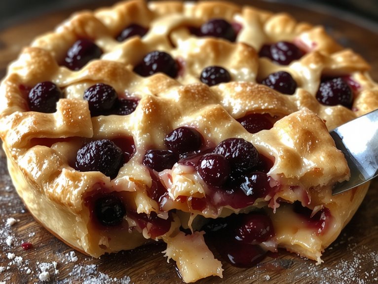 homemade blueberry pie recipe
