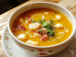 homemade egg drop soup