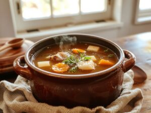 nutrient rich homemade broth