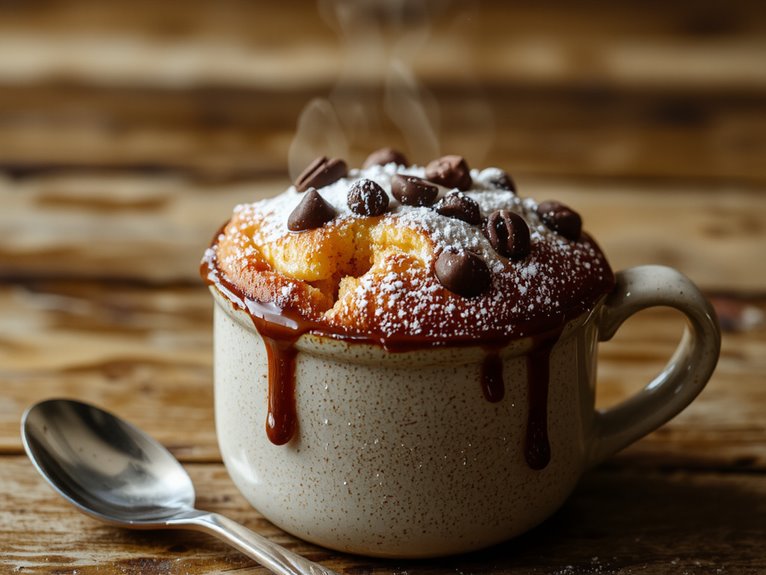 quick microwave chocolate mug cake