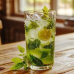 refreshing mint lime cocktail