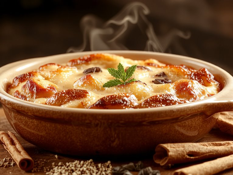 rich creamy bread dessert