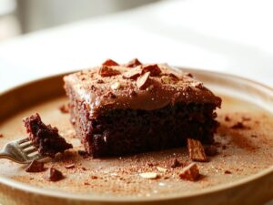 rich decadent dessert creation