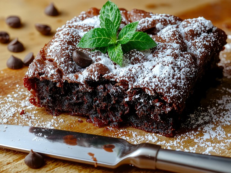 rich fudgy homemade brownies