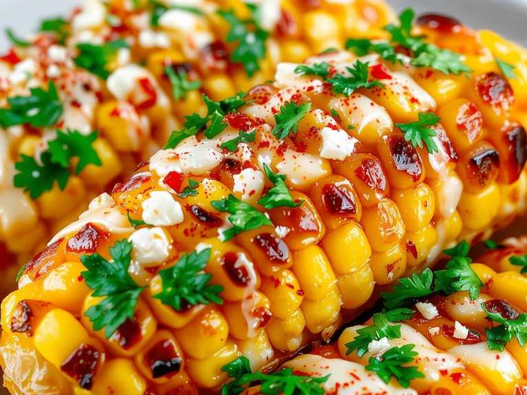 savory mexican grilled corn
