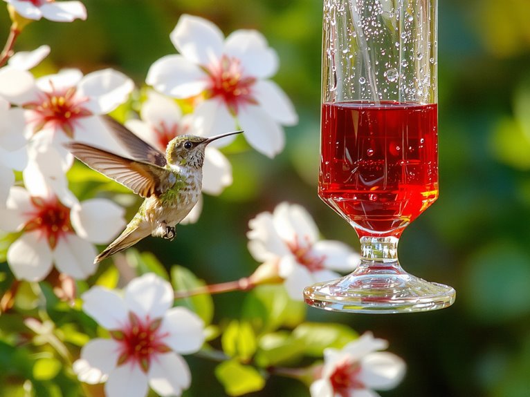 simple homemade hummingbird nectar