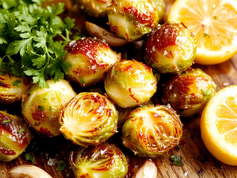 simple roasted brussels sprouts