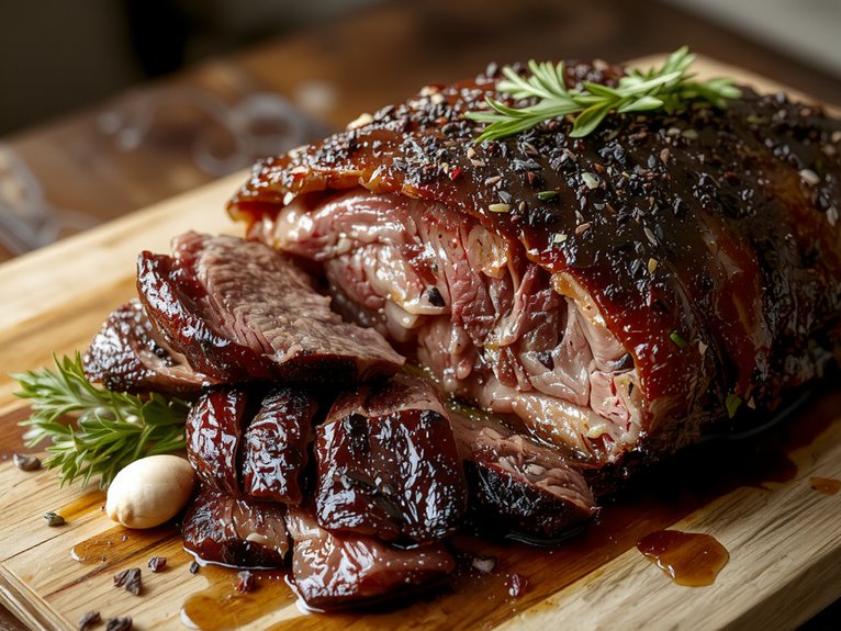 slow cooked flavorful meat