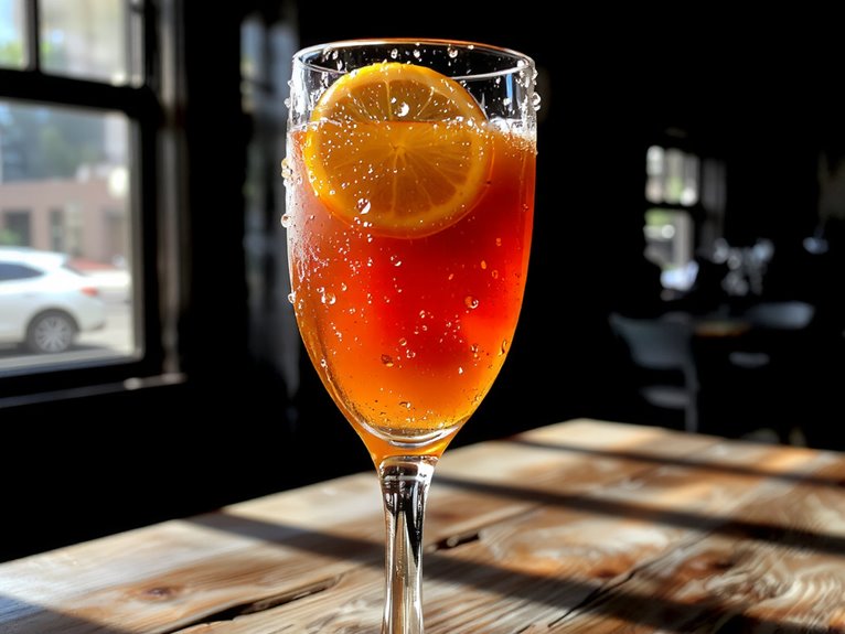 sparkling wine orange blend