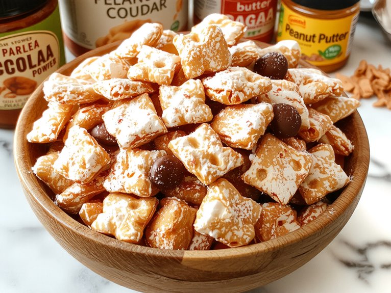 sweet chocolate peanut snack