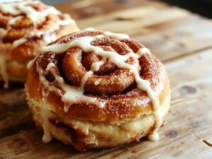 sweet fluffy homemade cinnamon