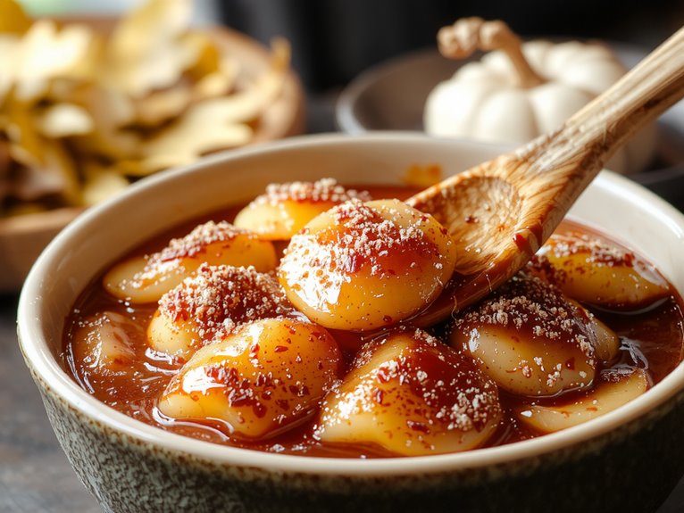 sweet spiced apple filling