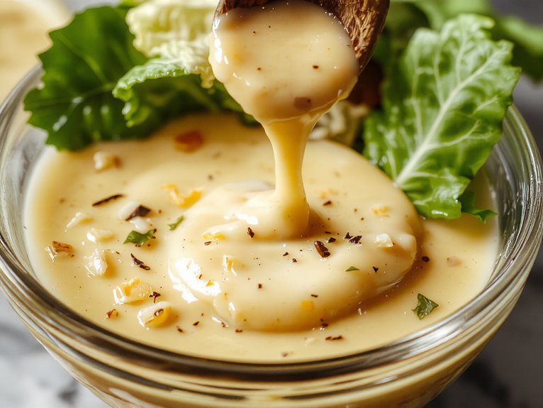 tangy homemade caesar dressing