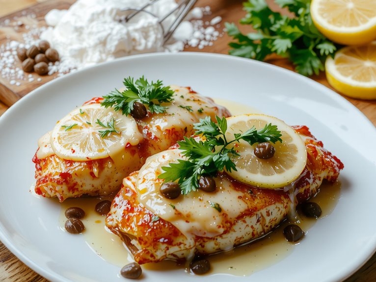 tangy lemon butter sauce