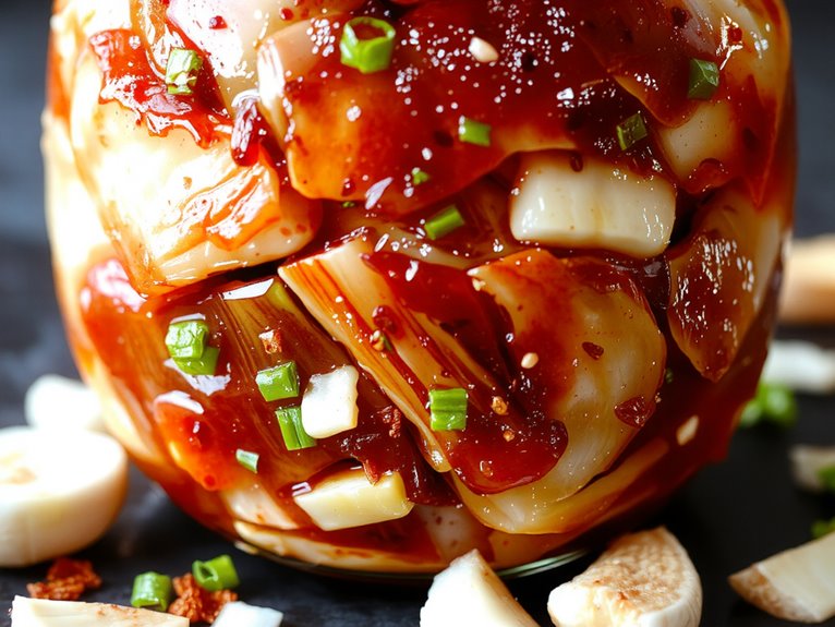 tangy spicy fermented vegetables