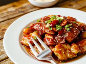 tangy sweet crispy chicken