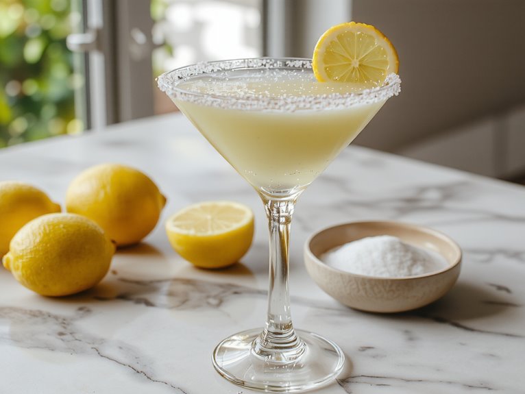 tart sweet vodka cocktail