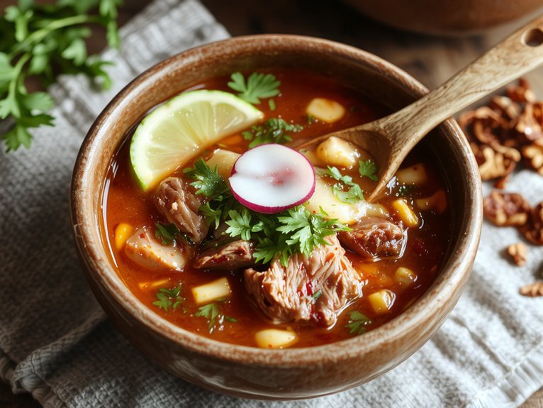 traditional mexican pork soup